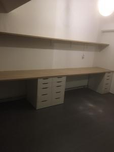 Hobbyruimte op zolder gemaakt